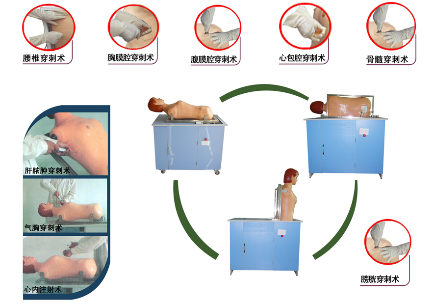 全自動(dòng)多種穿刺叩診電腦訓(xùn)練模型